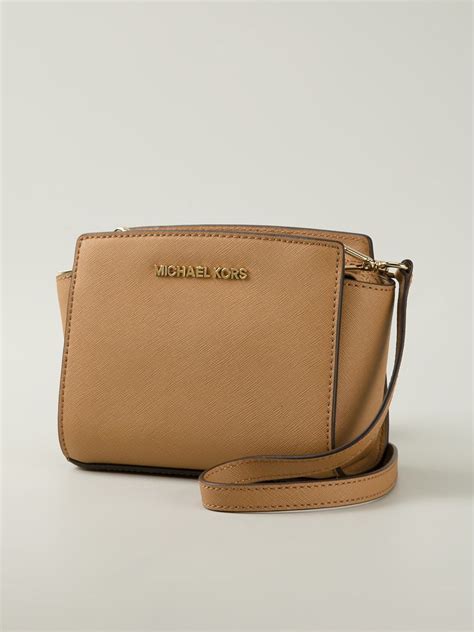 michael kors mini selma bag in tan|Michael Kors large selma bag.